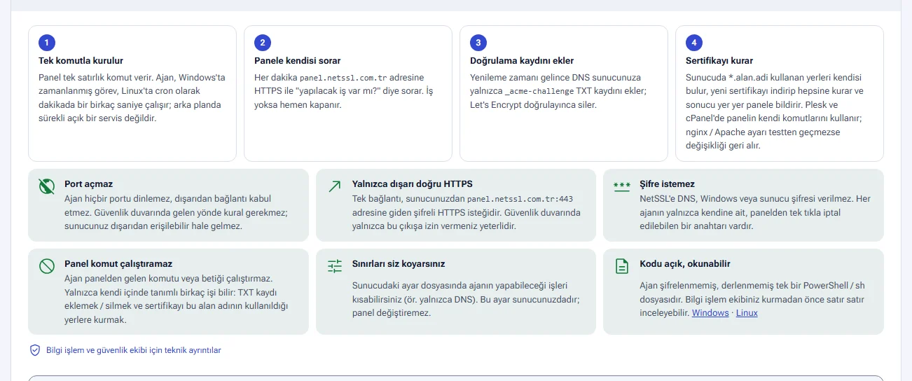 How the agent works and its security features